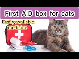 First aid kit for Cats | Best cat medicine for health | KITTYcat Vlogs