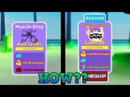 💪1T Strength in 2 Hours!! How to make 20 Million Pets 💪Muscle Legends