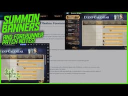 Summon Banner Review and Forerunner Patch Notes! || Watcher of Realms