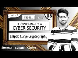 Elliptic Curve Cryptography in Tamil | Cryptography and Cyber Security in Tamil | CB3491 in Tamil