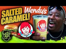 Chugging a THICK Wendys Salted Caramel Frosty