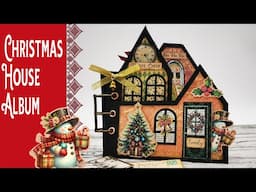 Christmas House Album Junk Journal Tutorial