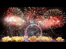 London Fireworks - New Year's Eve - 2014 HD