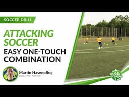 One-Touch Combination For 5 Players | Attacking Soccer