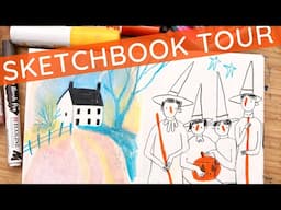 Sketchbook Tour - August, September, October