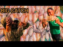 WE CAUGHT so many FISH today it was INSANE!  (catch and cook ) #fishing #food @jamaicavibez10