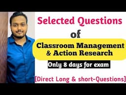 CLASSROOM MANAGEMENT _Selected Questions 💯 2nd semester ✅LAST OPPORTUNITY