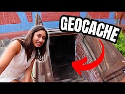 ESCAPE ROOM GEOCACHE IN A STORM CELLAR! (Homo Ludens Geotour Part 2)