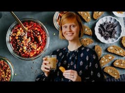 DIY Edible Christmas Gifts | Chili Crisp, Christmas Biscotti and Winter Apple Tea