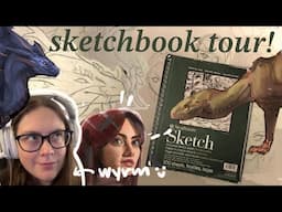 sketchbook tour! | my first sketchbook ~