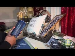 Using Beautiful Bling Tumblers From Dollar Tree To Create  Christmas & Home Gift Baskets