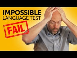 I Did The World's Hardest Language Exam...