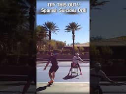 SPANISH SUICIDES DRILL #tennisdrills #tennistips