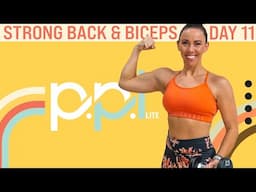 40 Minute Strong Back and Biceps Workout | PPL - Day 11