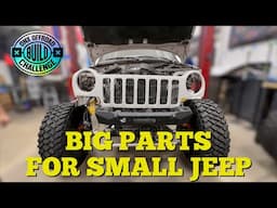 Jeep Liberty Gets PSC Big Bore Steering Box and Crawltek JK Bumper