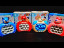 1 Minute Satisfying with Playing Push Game Pop It Eletrônico Fidget Toy ASMR No Talking