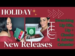 Holiday New Releases 2024 from Seint / Advent Calendar Shadows, Lip + Cheeks, Lip Oils & Swatches