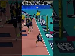 Perfect line attack by Miguel Gutierrez #epicvolleyball #volleyballworld #volleyball