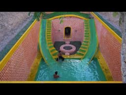 [Full Video]Build Twins Water Slide To Underground Swimming Pool And Luxury House With Water Well