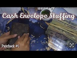 Cash Envelope Stuffing |Weekly Stuffing #savings #budgeting #shorts