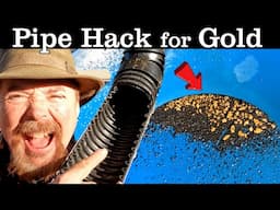 Find Gold Using a Rain Gutter! Gold Prospecting Hack -🏆🔩