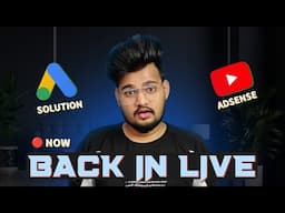 Google ads problem Solve In live  | LIve Channel checking | Video Call | google adsense