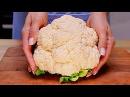 👍Don't cook cauliflower until you see this recipe!🔥Easy and delicious!