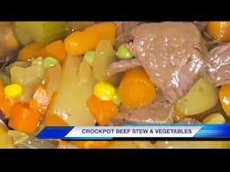 Beef Stew & Vegetables in the Crockpot / Beef Stew Recipe