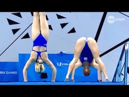 Diving Women l  Featured Armstand Dive 10m Handstand Dive l Women's Diving