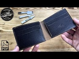 Making a leather Bi-fold Compact by #wildleathercraft