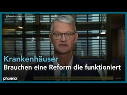 phoenix tagesgespräch mit Gerald Gaß zur Krankenhausreform am 22.11.24