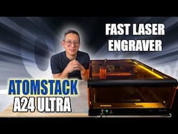 Unlock Precision & Power with the AtomStack A24 Ultra Laser Engraver!