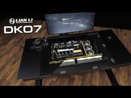 OLED screen inside!! Lian Li DK07 Desk Review