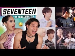 SEVENTEEN has been WILDING LATELY... Waleska & Efra react to Funny Viral Seventeen Momements