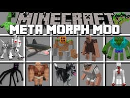 Minecraft META MORPHING into BOSS MOBS MOD / DONT DESTROY SECURE HOUSE !! Minecraft Mods