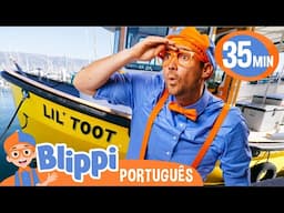 Blippi Dirige um Barco! | Melhores Episódios do Blippi! | Vídeos Educativos para Crianças