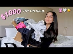 HUGE SUMMER CLOTHING TRY ON HAUL *$1000*