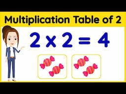 Multiplication Table of 2 | Table of 2 | Table of 2 for kids | Multiplication Table | #mathsforkids