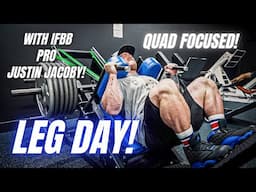 CAMP JANSEN COACH/IFBB PRO JUSTIN JACOBY CRUSHING LEGS! QUAD FOCUSED!!