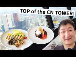 Is the SKY HIGH CN Tower Restaurant a TOURIST TRAP? Revolving Fine Dining in Toronto!