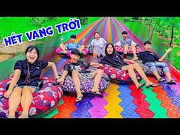 Hằng Hóng Hớt Thử Thách Truy Tìm Cầu Trượt Cầu Vồng Trong Rừng Sâu