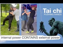 Tai chi:  Internal power Contains External power