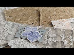 Mass Making Lace Ephemera For Junk Journals ~ Junk Journal Ideas