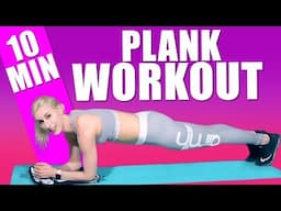 PLANK WORKOUT zum Abnehmen | 10 Min mit 5 harten Übungen