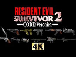 Resident Evil Survivor 2 Code: Veronica | Ultimate Weapon Showcase (4K)