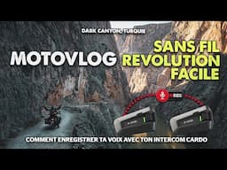 Comment enregistrer sa voix en roulant à moto - Moto vlogging simple avec Intercom Cardo