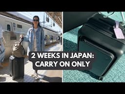 PACKING LIGHT: Minimal Travel Capsule for Two Weeks in Japan in a Carry-on Only