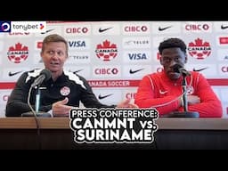 PRESS CONFERENCE 🎙️ Jesse Marsch, Jonathan David preview CanMNT vs Suriname 🔥 | Presented by tonybet