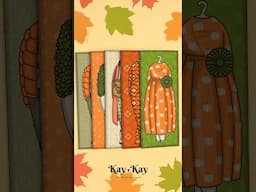 Just a little autumn wardrobe for our paper doll #diy #paperdolls #dollhousedecor