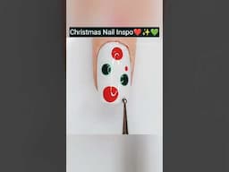 Easy Christmas Nail Art Inspo❤️🤍💚 #shorts #short #nailart #christmas #christmas2024 #wow #shortsfeed